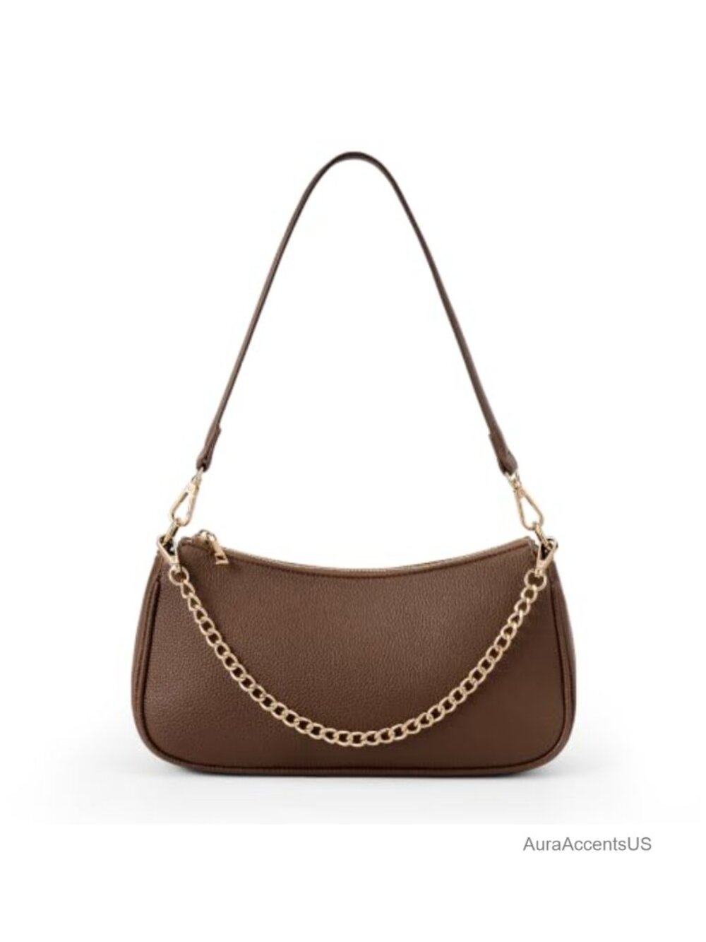 Shoulder Bag for Women Cute Underarm Purse Handbag with Chain Faux Leather
